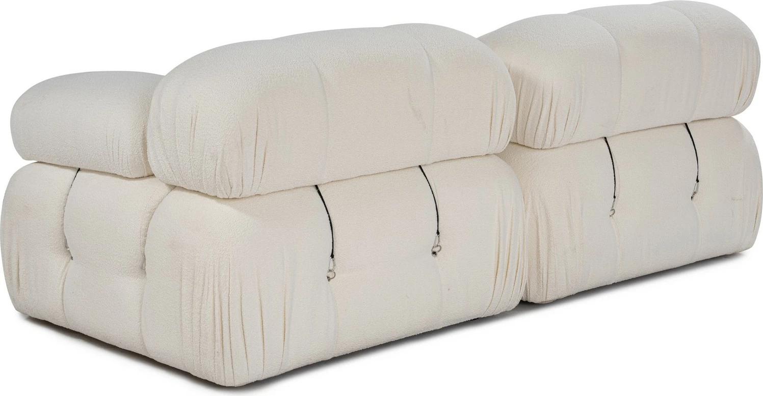 Divan dy ulëshe Atelier del Sofa, Bubble 2 Seater (L1-1R), krem