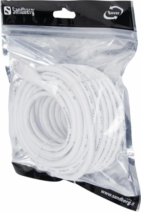 kabllo rrjeti SANDBERG 306-97, UTP Cat6, 10 m, RJ45, e bardhë