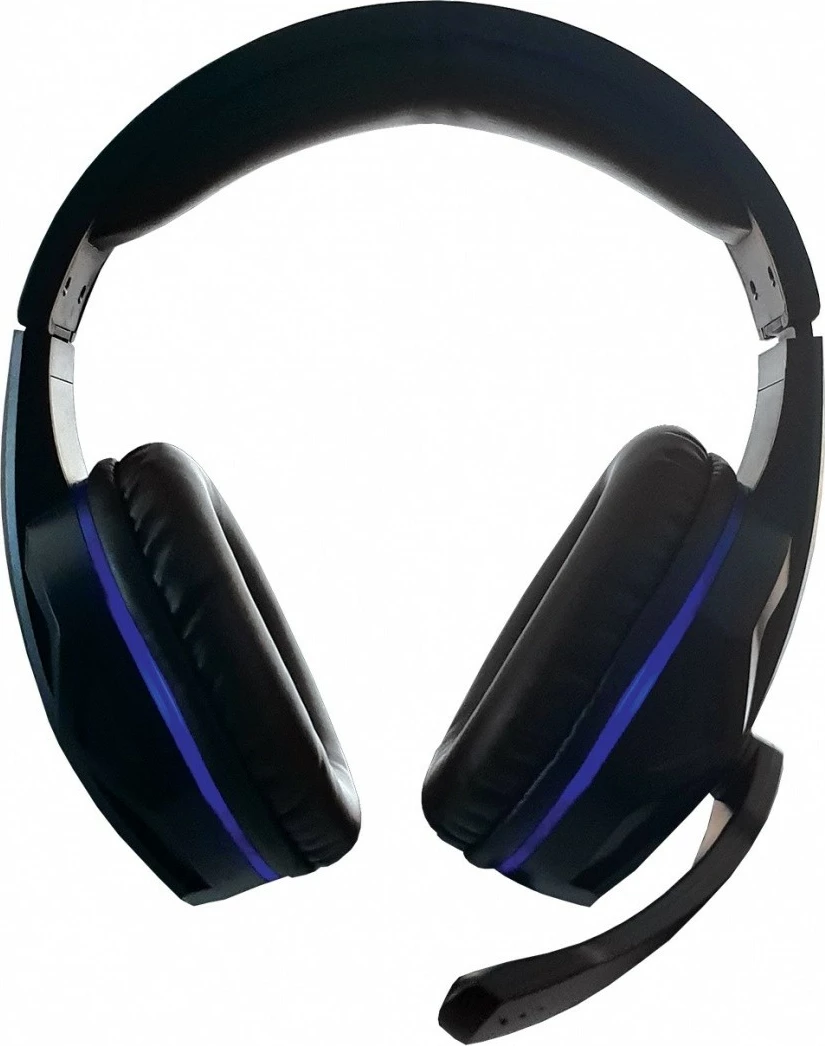 Set gaming Rebeltec Sherman, tastierë me ndriçim, maus optik, mauspad, kufje me mikrofon, zi/blu