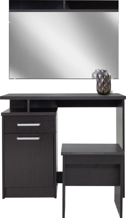 Tualet me pasqyrë dhe stol Olympus, ngjyrë wenge