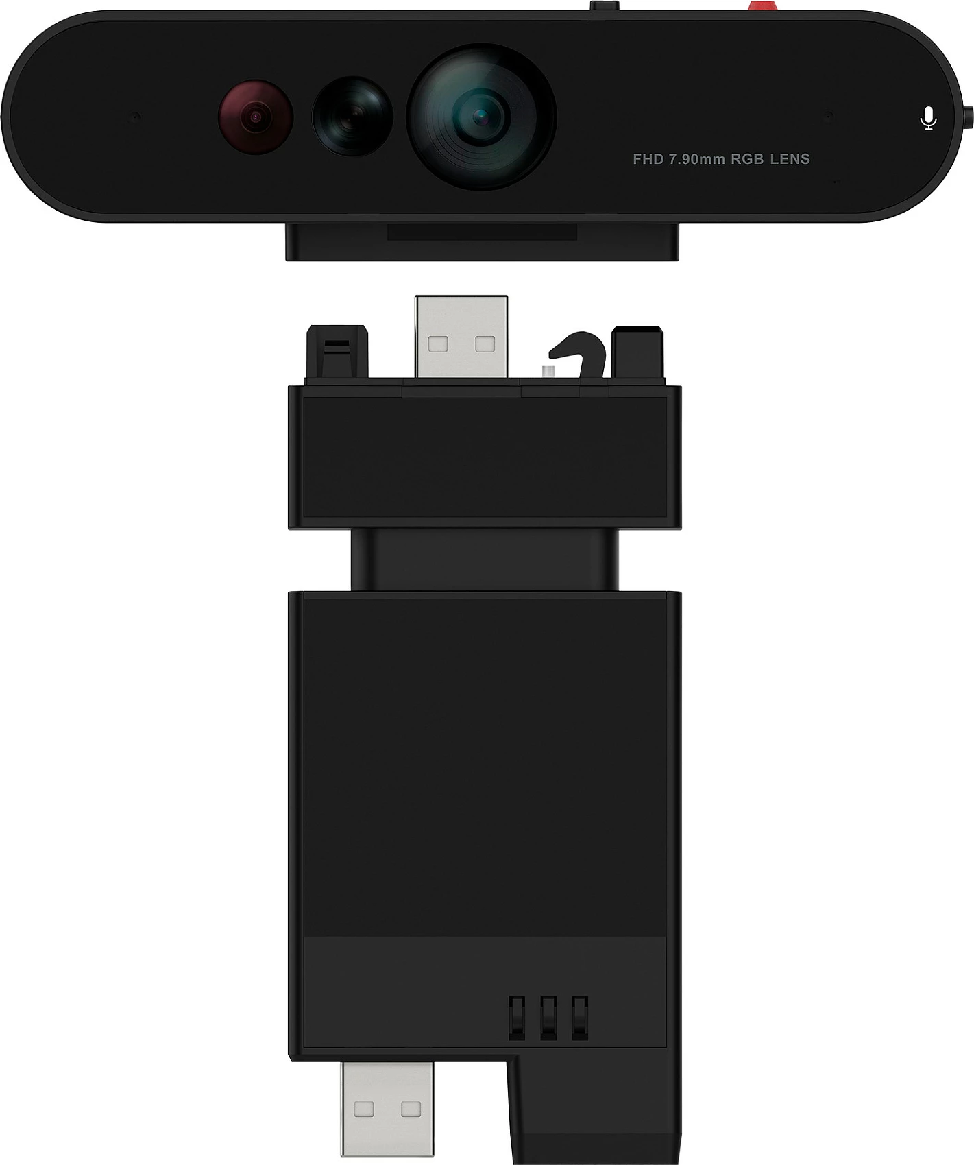 Webcam Lenovo ThinkVision MC60, Full HD 1080p, USB, me mikrofon, e zezë