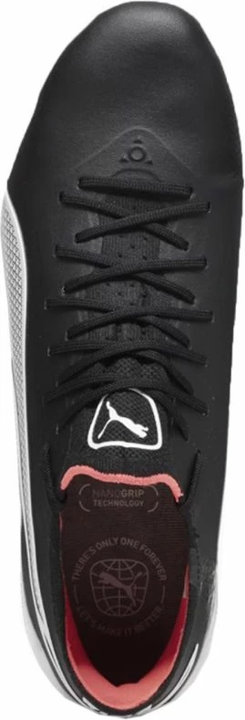 Atlete futbolli për meshkuj Puma King, të zeza dhe gri