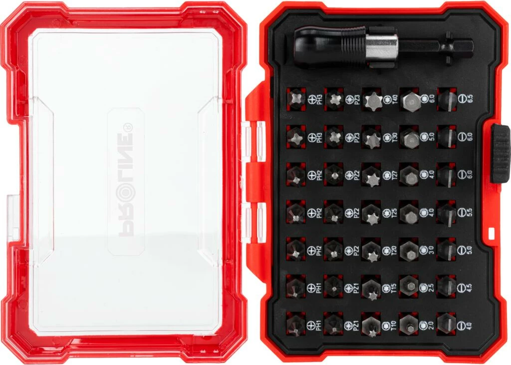 Set bitash me dorezë PROLINE 10719, 36 copë