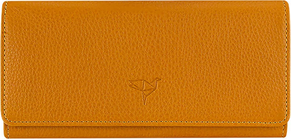 Portofol për gra, ngjyrë mustard, Zoozie Bags, Angel