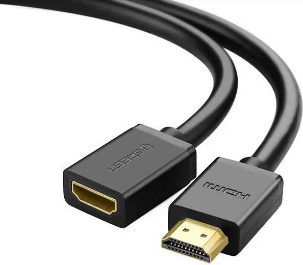 Kabllo HDMI Ugreen HD107 10140, 0.5m, 4K, E zezë