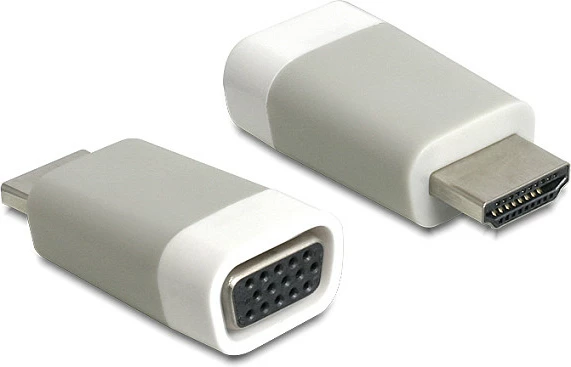 Adapter DeLOCK 65472, HDMI-A në VGA, i bardhë
