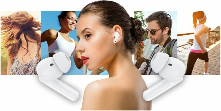 Kufje wireless Giewont, të bardha