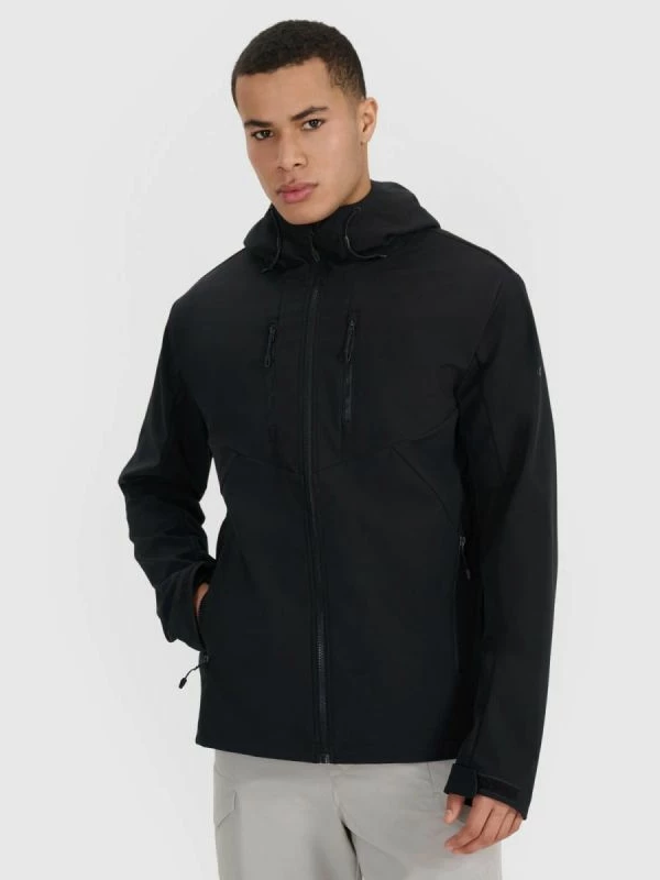 Jakne softshell për meshkuj 4F, e zezë