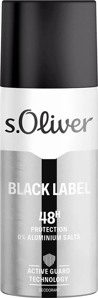 Deodorant spray për meshkuj s.Oliver Black Label, 150ml