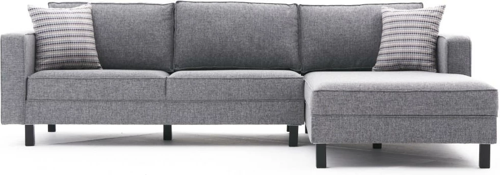 Këndore Atelier del Sofa, liri Kale, e djathtë, ngjyrë gri