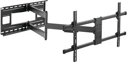 Mbajtëse muri për TV LogiLink, 43-80", e lëvizshme, 50 kg, e zezë