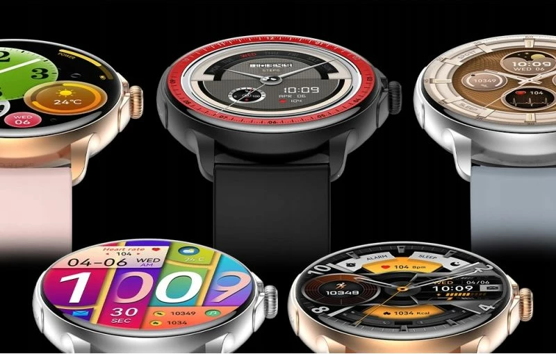 Smartwatch për femra Rubicon, rozë gold