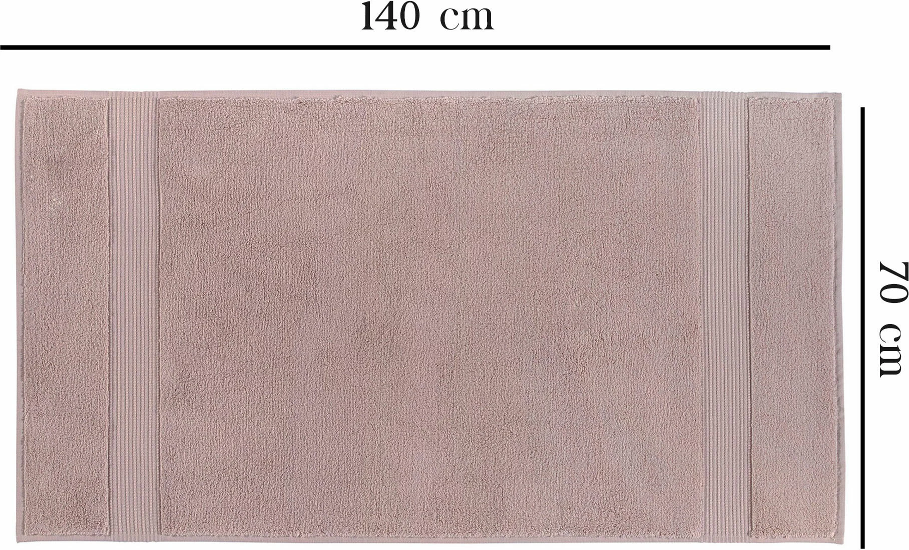Peshqir banje Mijölnir, Chicago Bath, rozë, 70x140cm