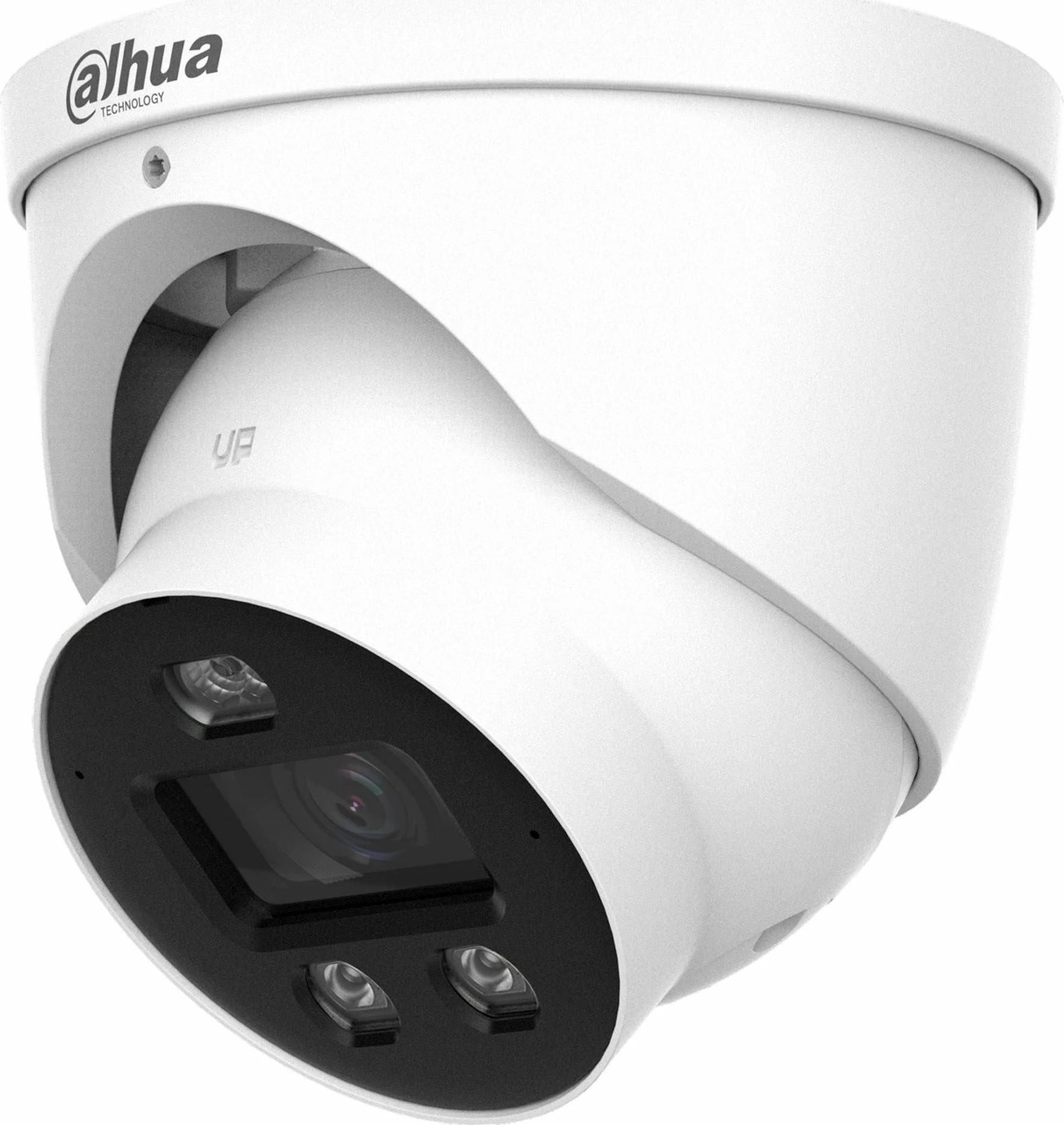 Kamerë IP dome Dahua IPC-HDW3849H-AS-PV-0280B-PRO 8.3MP 4K, lente 2.8mm, PoE, IP67, audio dy-kahësh, e bardhë