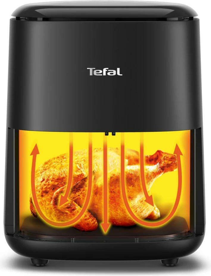 Fritezë me ajër të nxehtë Tefal Easy Fry EY145810, 3 L, E zezë