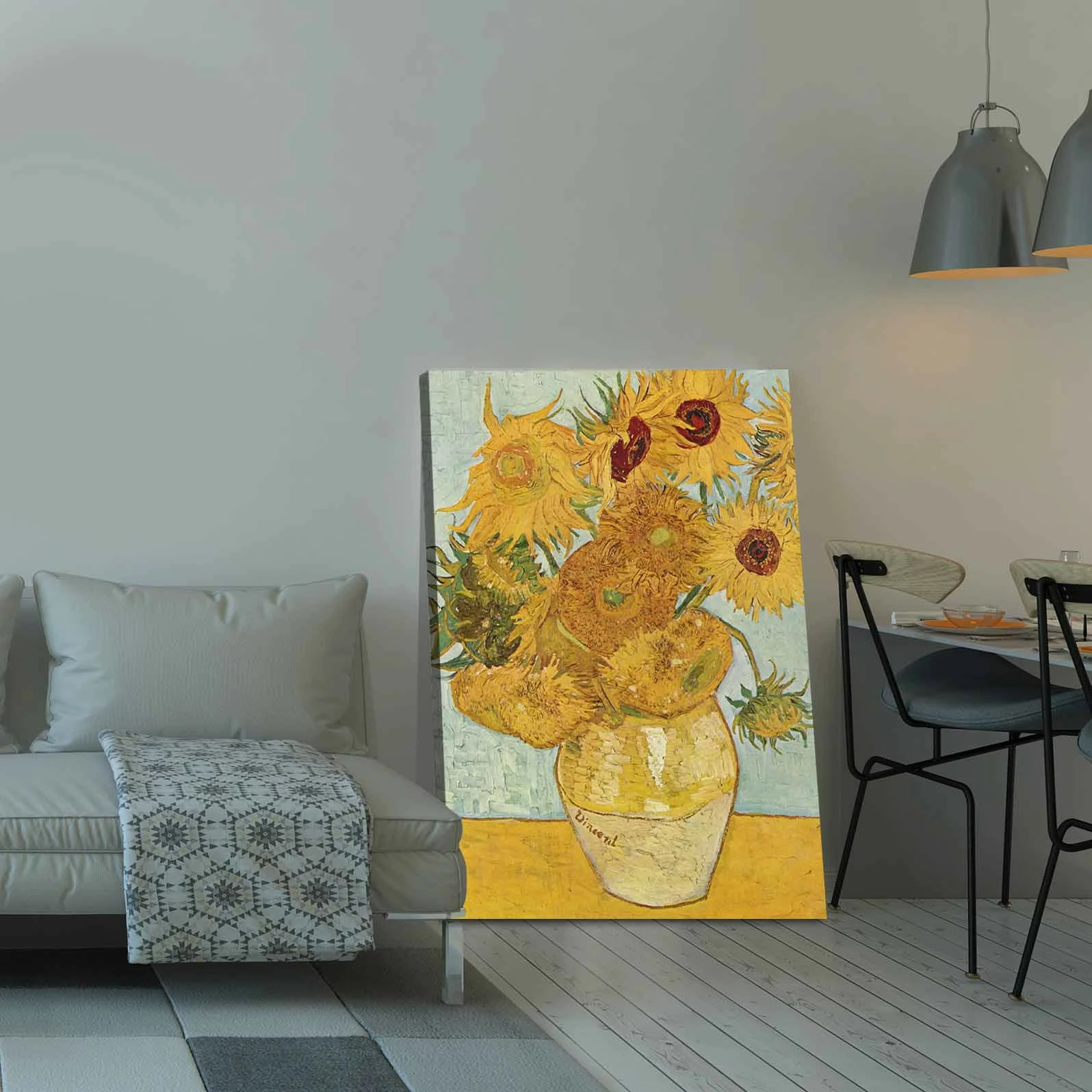 Pikturë dekorative në kanavacë, Wallity, 70100VANGOGH003, shumëngjyrëshe, 70x100cm