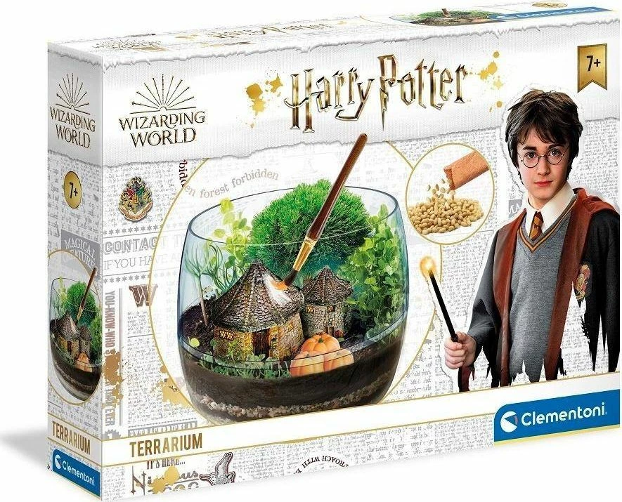 Set terrariumi Clementoni Harry Potter 19248, kreativ për kultivim bimesh, 7+