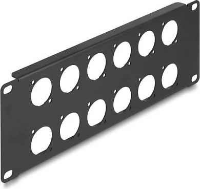 Patch panel DeLOCK 10″ 2U, 12 porta D-Type, i zi