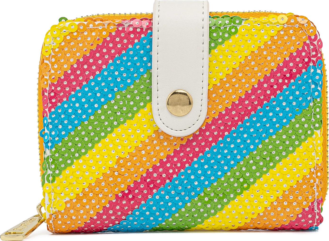 Portofol Loungefly Disney Rainbow Minnie Mouse me sekuina, 16 x 9.5 cm, rainbow