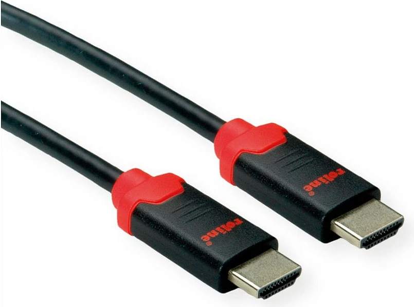 Kabllo HDMI ROLINE 11.04.5944, 5m, HDMI 2.1, 3D, e zezë