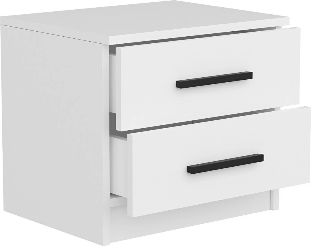 Komodinë natës Hanah Home, Kale - 84, e bardhë