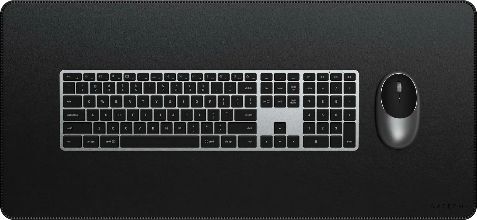 Mauspad Satechi Premium Desk Mat, vegan-leather, i zi