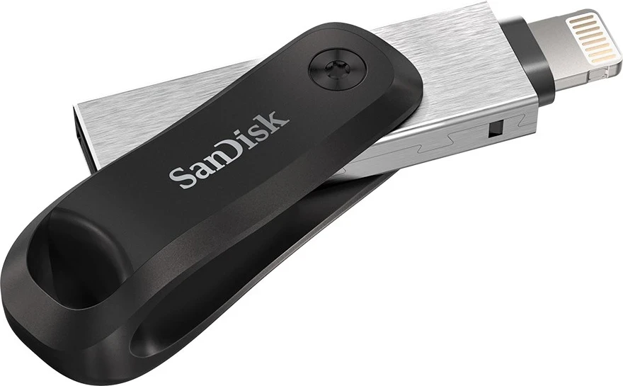 USB Flash SanDisk 128GB, Gri dhe Argjendtë