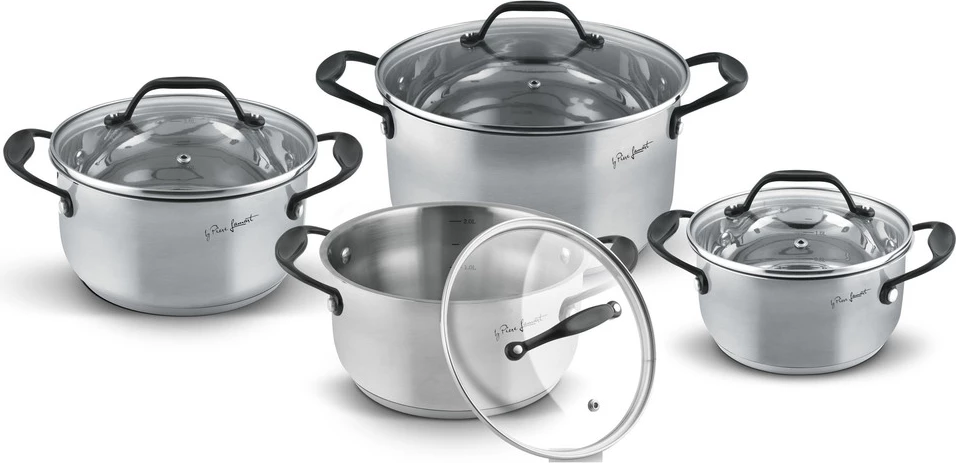 Set tenxhere Lamart LT1211, 8 pjesë, argjendtë