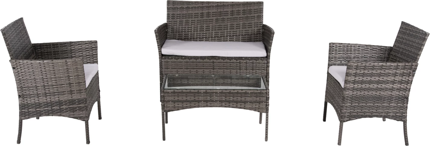 Set ulëse për kopsht STASIA FH6089.02, 4 pjesë, hiri/bezhë