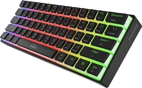 Tastierë mekanike Genesis Thor 660 G2 RGB, Gateron Brown, e zezë