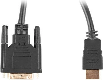 Kabllo Lanberg CA-HDDV-20CU-0018-BK, 1.8 m, HDMI