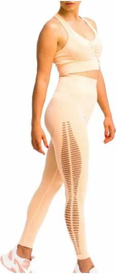 Sportive për femra GymHero, California Cute Bra, ngjyrë krem