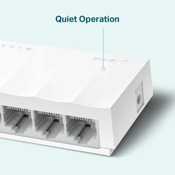 Switch rrjeti TP-LINK LS1005 5-port 10/100 Mbps, i bardhë