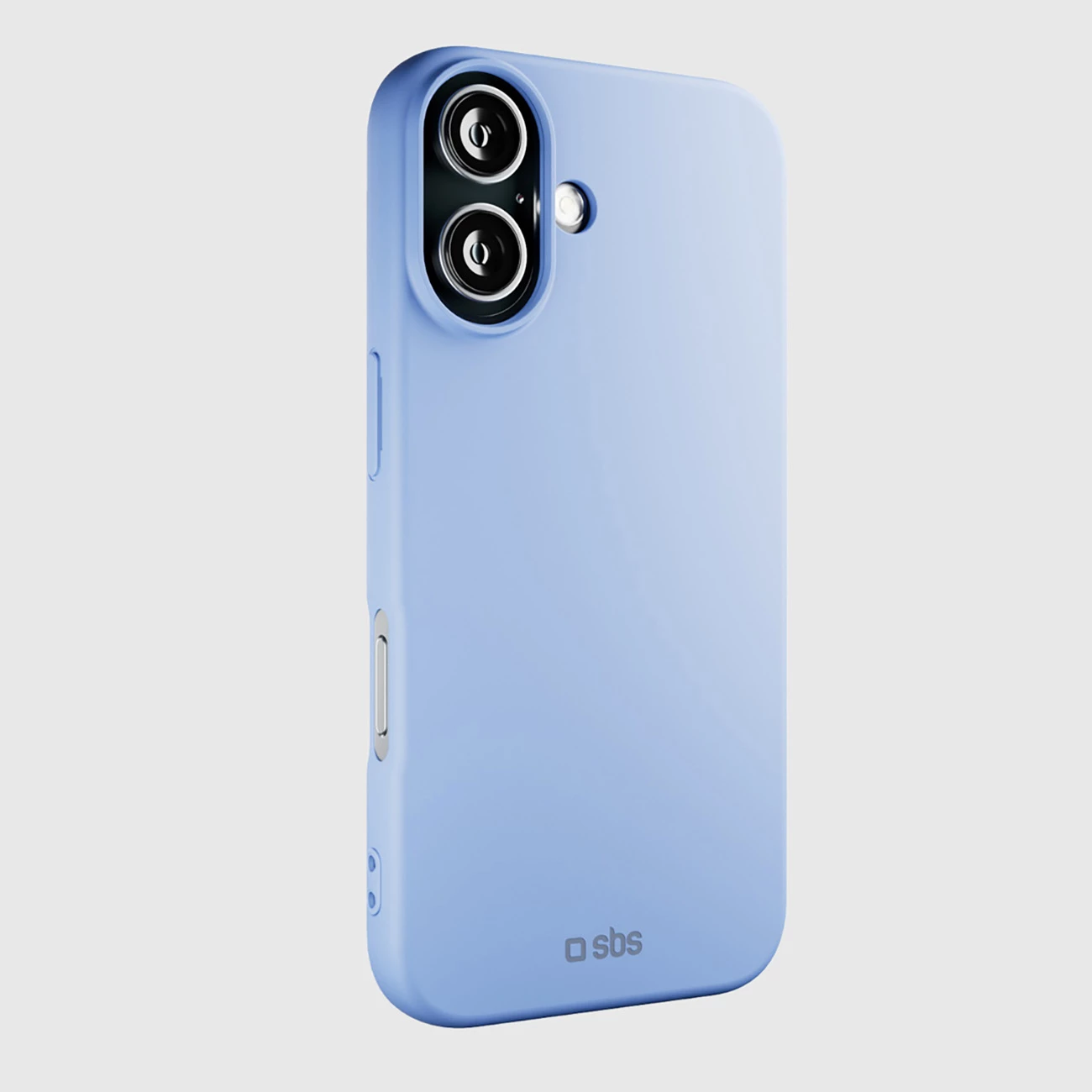 Mbështjellës SBS Instinct për iPhone 16 Plus, TPU me mikrofibër, 20 g, kaltër