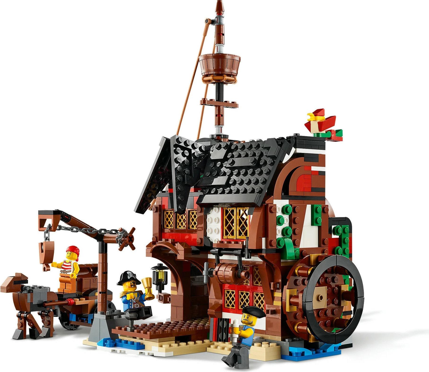 Set ndërtimi LEGO Creator 3in1 Anije Piratësh, 31109, 1264 pjesë, shumëngjyrësh