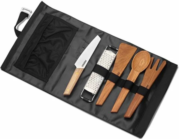 Set veglash për kamping Yakimasport Primus CampFire Prep, dru/zezë