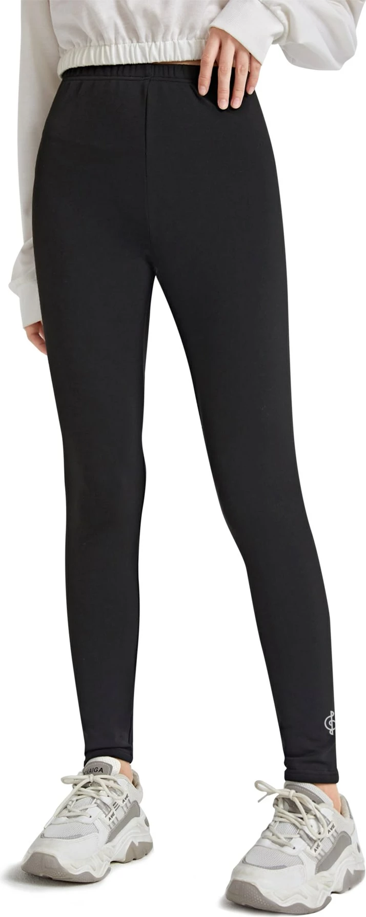 Legginsa të zinj Jumeon, 230-000324003
