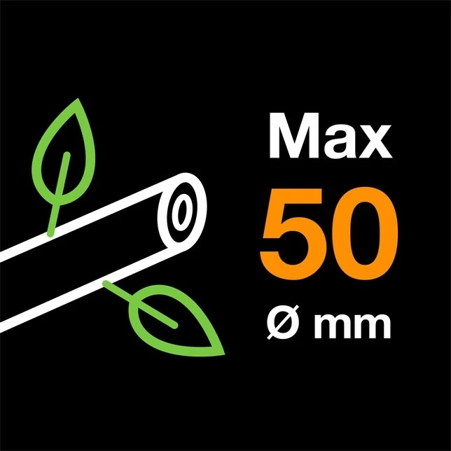 Gërshërë degësh Fiskars PowerGear X LX98-L, doreza të gjata, portokalli/zezë