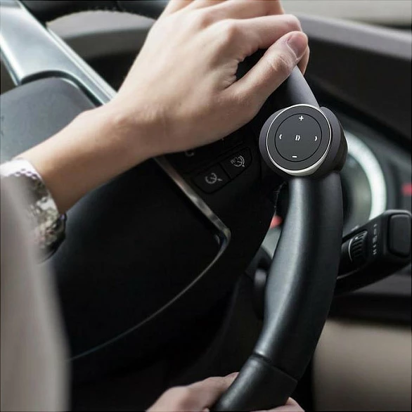 Buton media Bluetooth Satechi ST-BMB, kontroll muzikë, zi/argjend