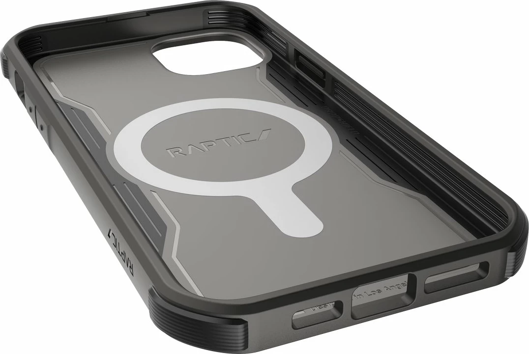 Mbështjellës Raptic X-Doria Fort Case për iPhone 14 Plus me MagSafe, i zi