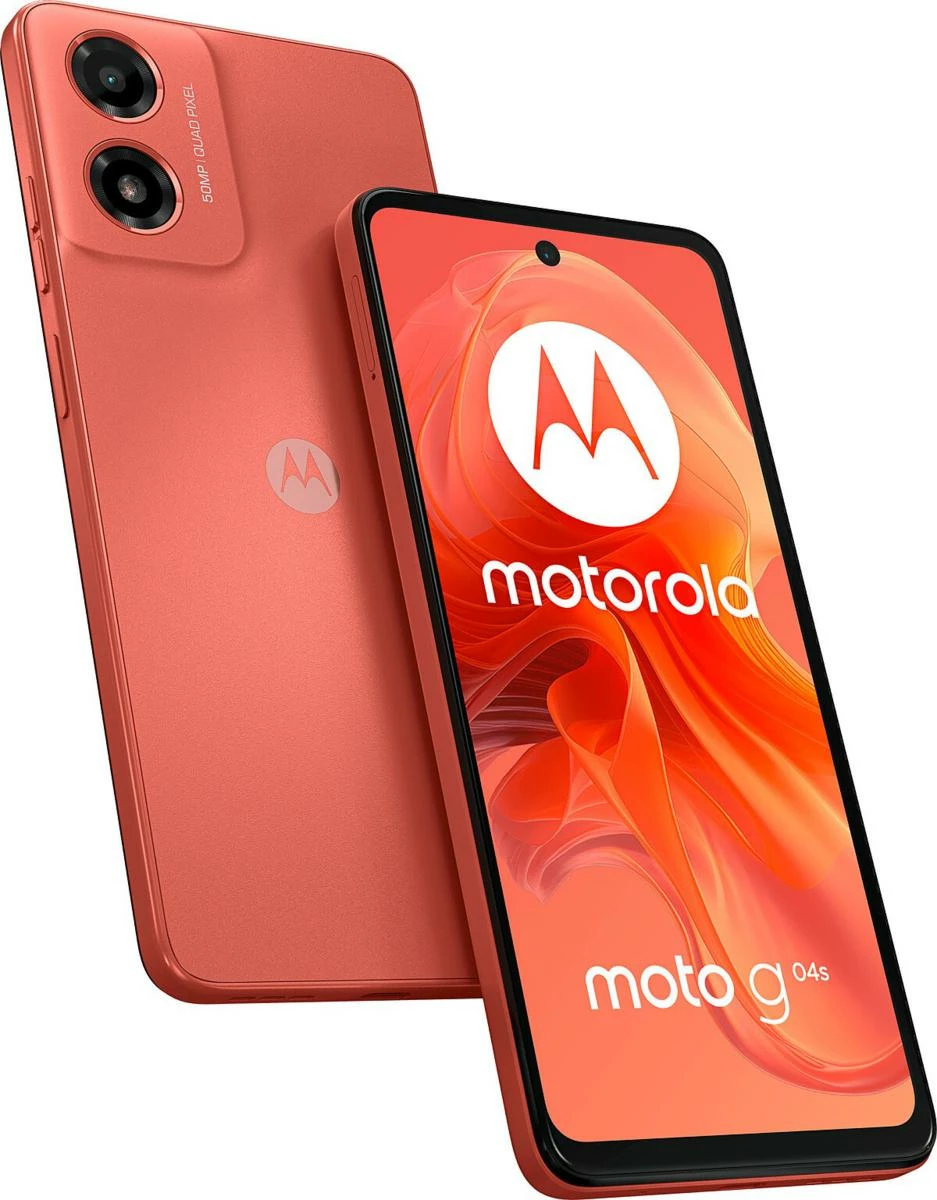 Celular Motorola Moto G04s 4GB 64GB 6.6 inch Orange Corail