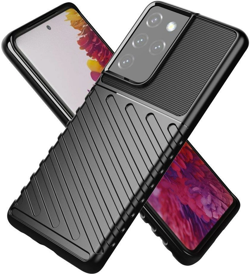 Mbështjellës Hurtel Thunder Case për Samsung Galaxy S22 Ultra, i kaltër