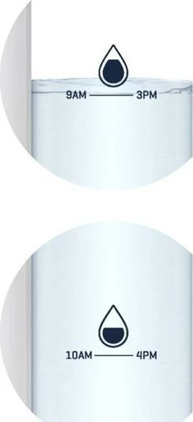 Shishe motivuese uji Wessper ActiveMax Crystalline 1 L, e bardhë