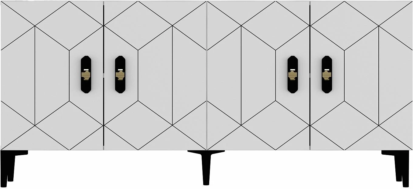 Konsol Skye Decor, Cross KB150, e bardhë