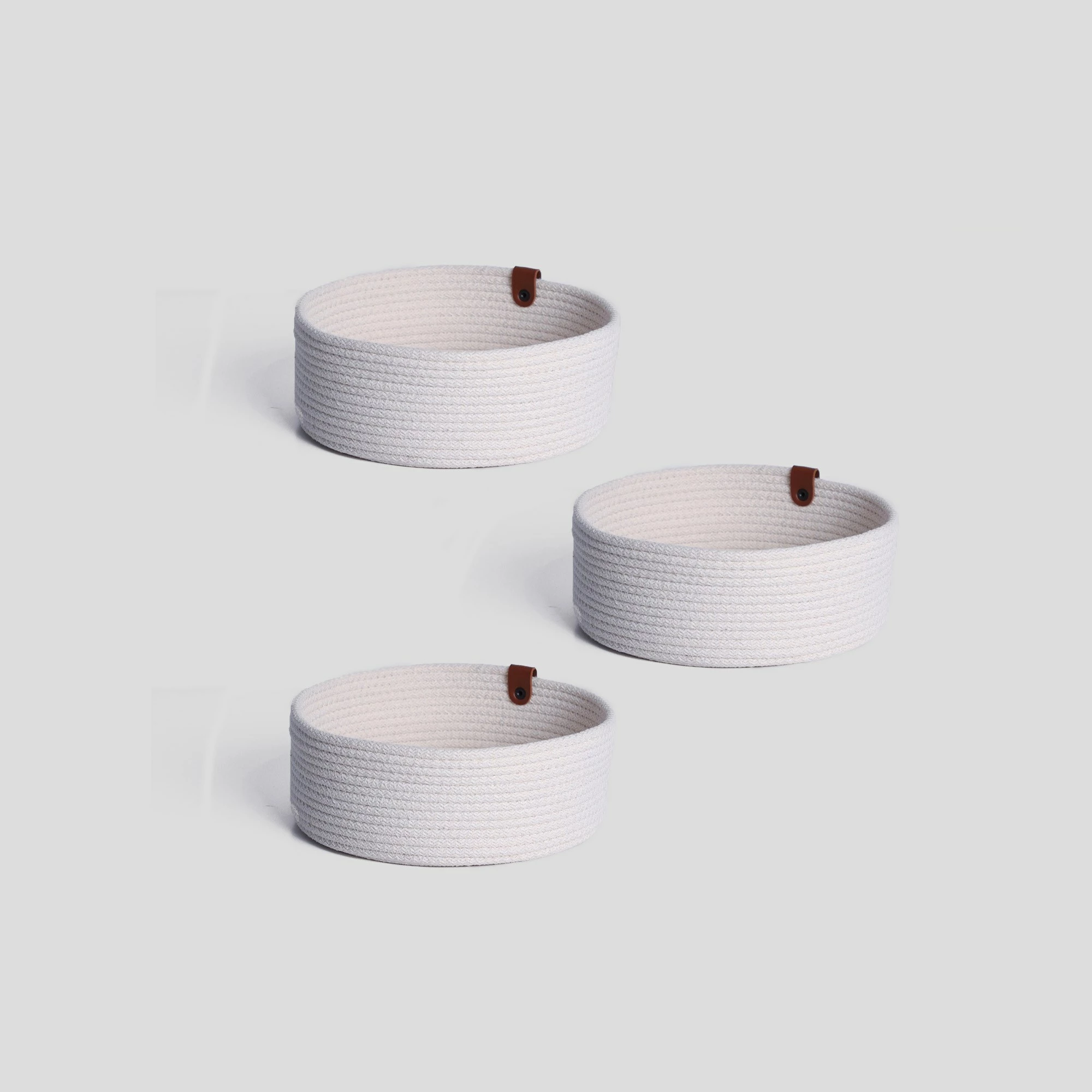 Set shporta pambuku (3 copë), Aberto Design, JUT03001227D