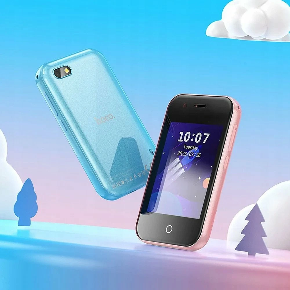 Celular Hoco Y102 2.8" 2G Nano SIM 800 mAh me kamerë, rozë