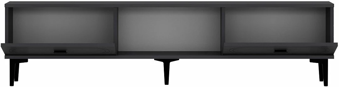 Komodë TV Skye Decor, ngjyrë antracit, 150x40.6x29.6cm