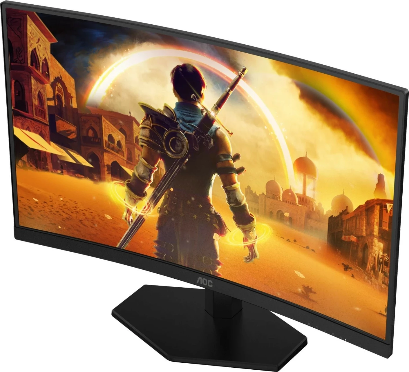 Monitor gaming AOC C27G42FE, 27", Full HD, 180Hz, VA, curved, i zi