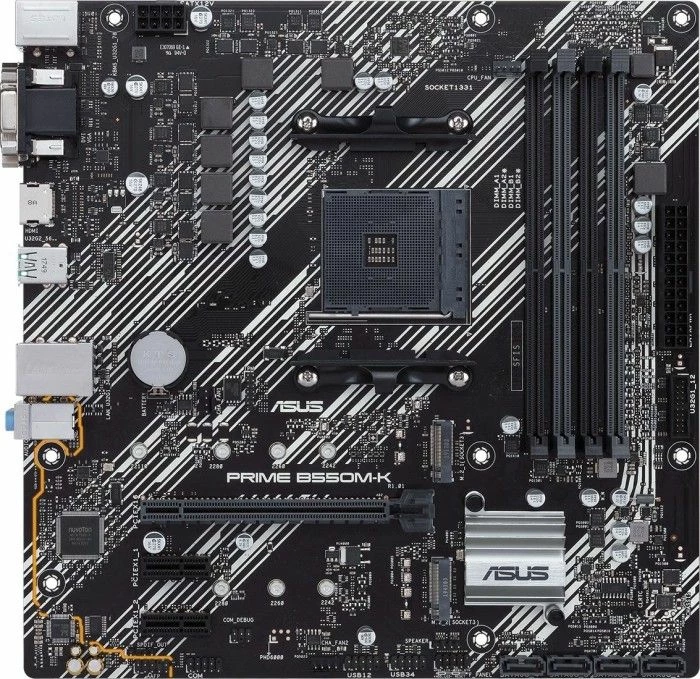 Pllakë amë Asus PRIME B550M-K, B550, mATX, 128GB DDR4