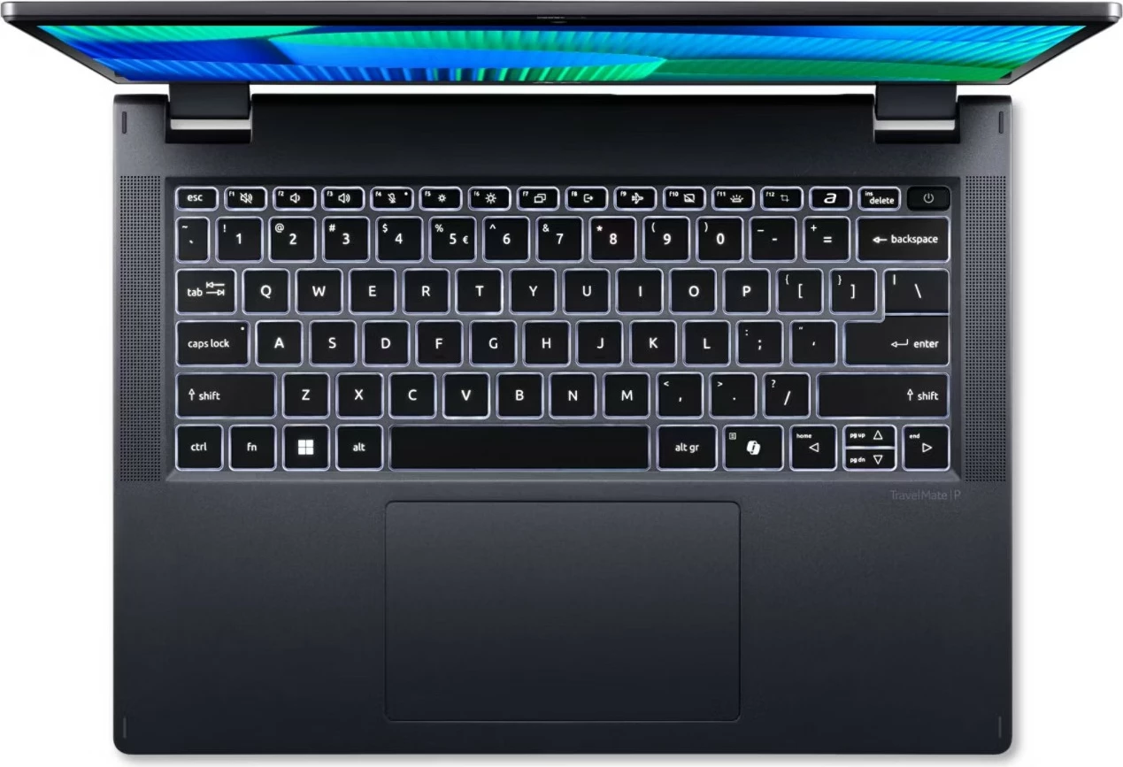 Laptop Acer TravelMate P4 Spin, i7-155U, 16GB RAM, 512GB SSD, LTE, 16:10, Windows 11 Pro, zi